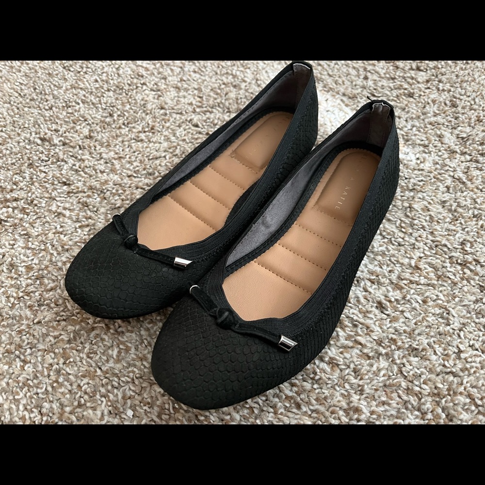 COPY - Kelly & Katie black slip on ballet flat. Size 7